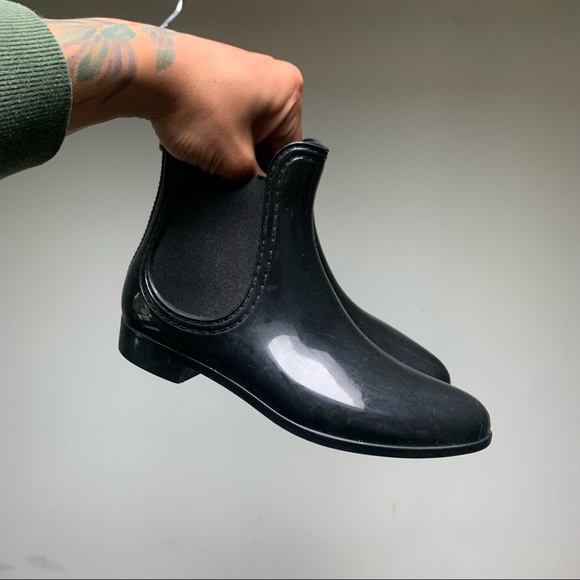 Catherine Malandrino Glossy Gold Studded Boots - Picture 9 of 10